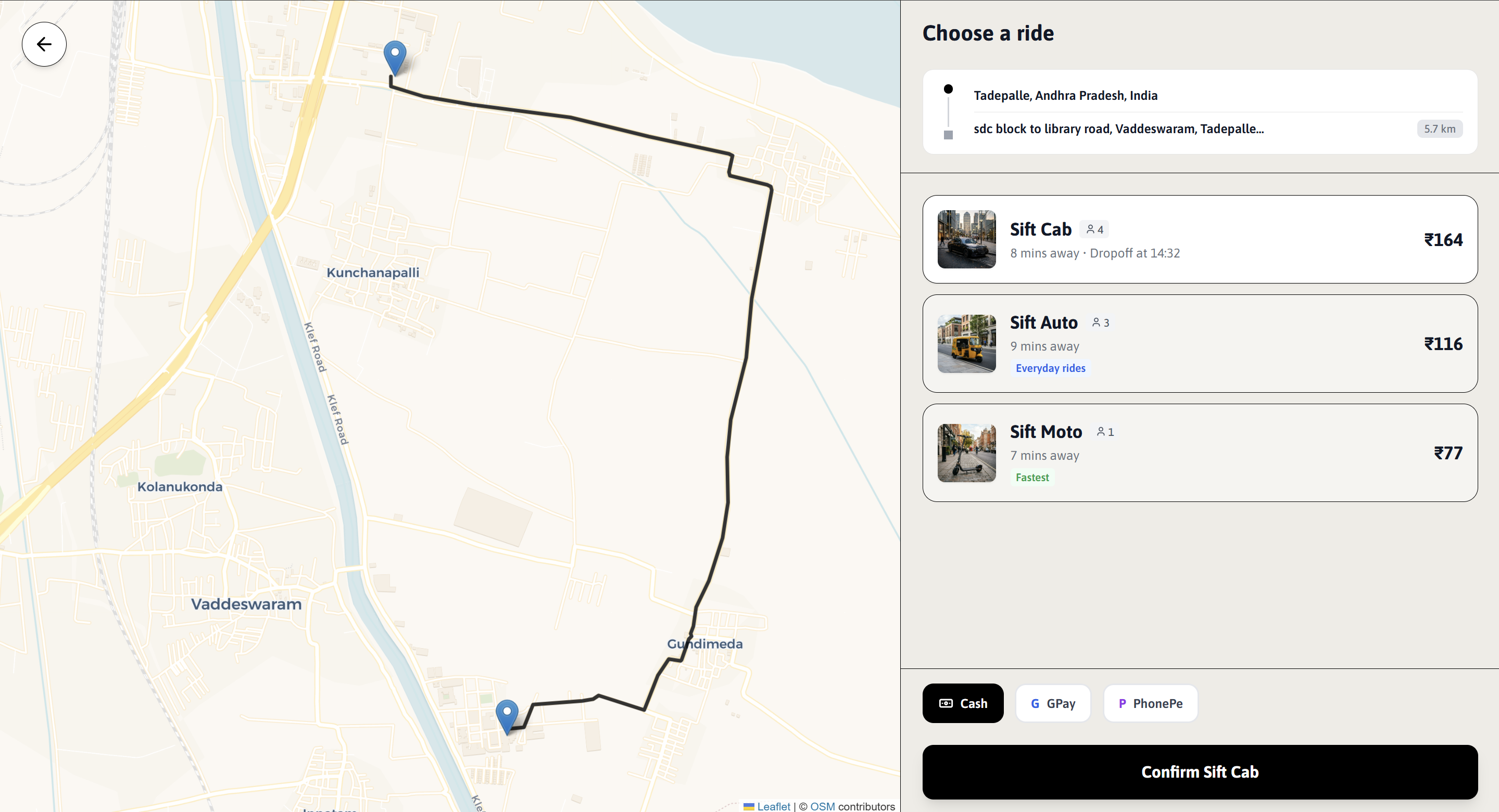 SwiftRide screenshot 3